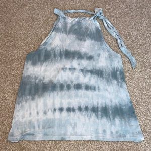 AEO Soft and Sexy Halter Neck Tie Back Tank Top